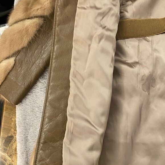 Genuine mink/leather jacket, S - Picture 11 of 13